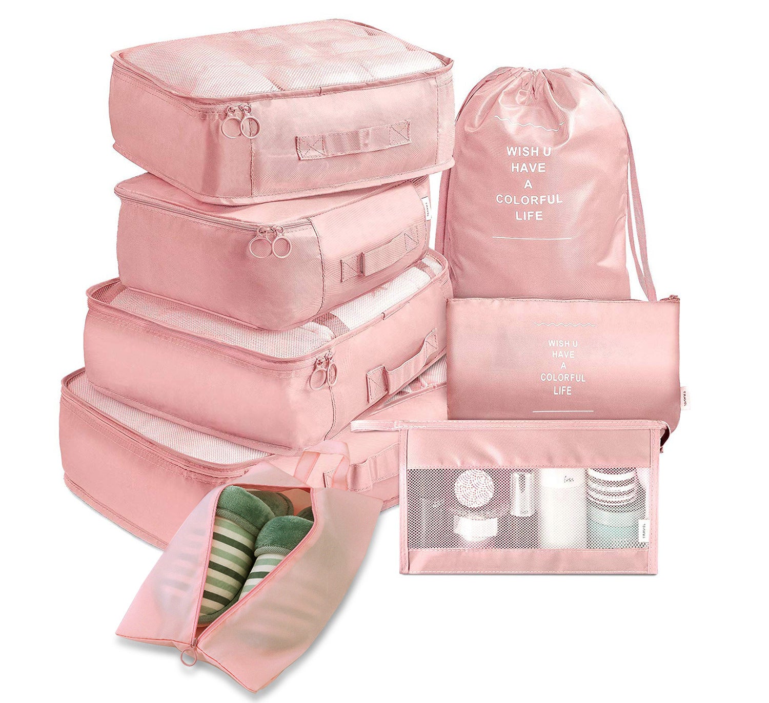 8-Piece Bag Organizer